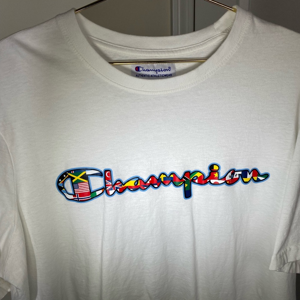 champion multi cultural graphic tee